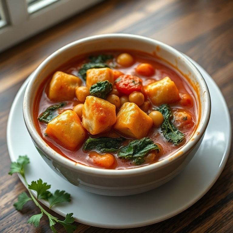 Easy Sun‑Dried Tomato Gnocchi Soup with Chickpeas and Kale: Comfort‑Bite & Time‑Saver finished