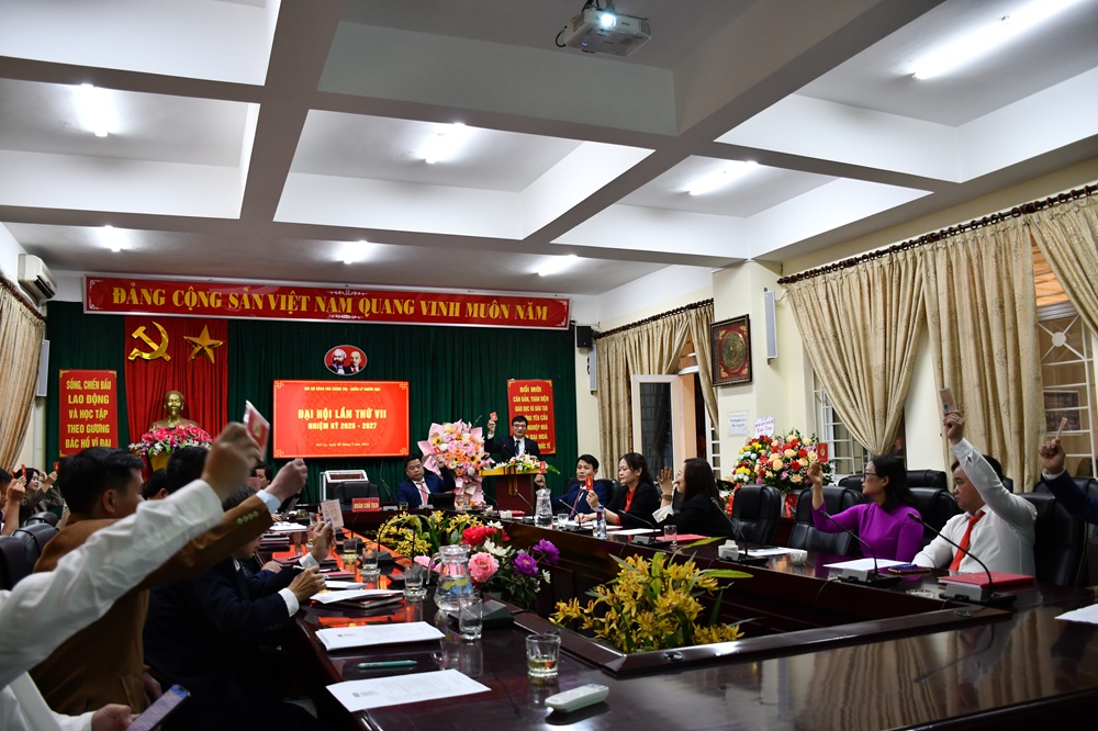 Đại hội Chi bộ Công tác chính trị - Quản lý người học, Trường Đại học Tây Bắc