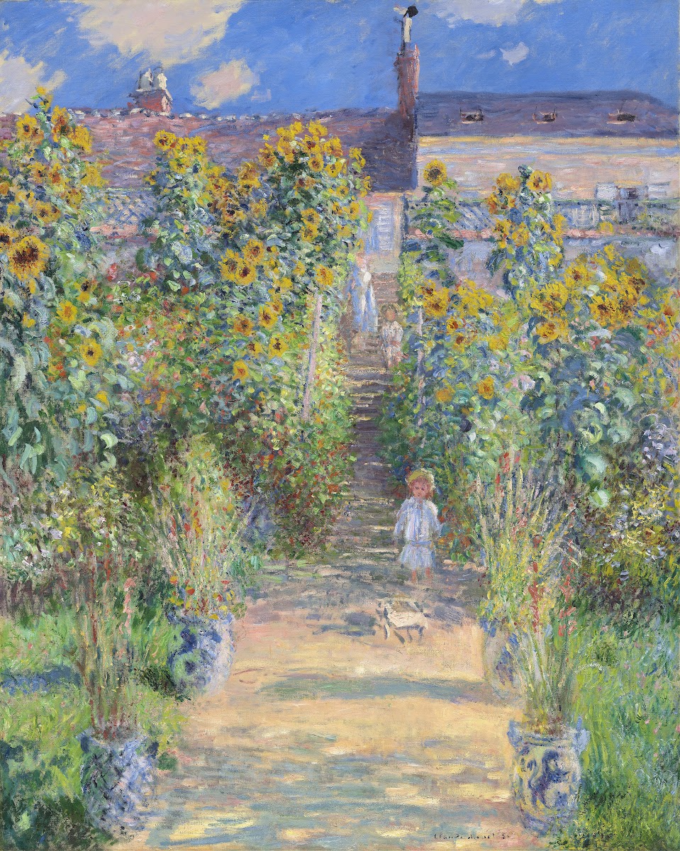 The Artists Garden at Vétheuil 1881