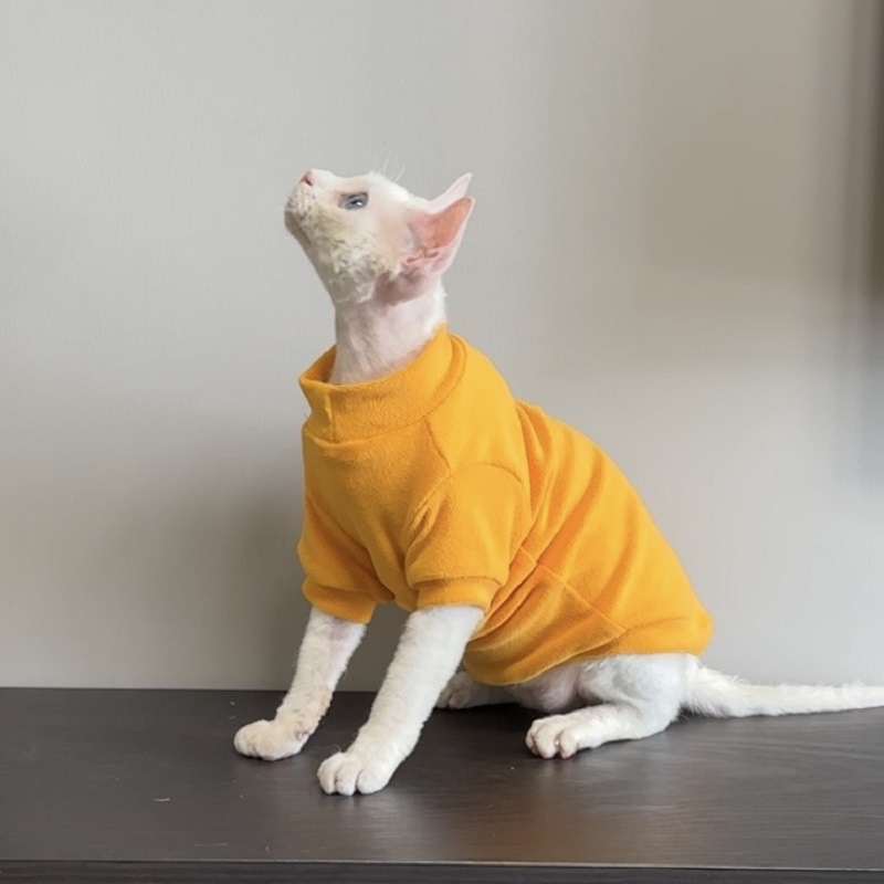 Hundemantel aus Sweatshirt-Stoff mit Taschen