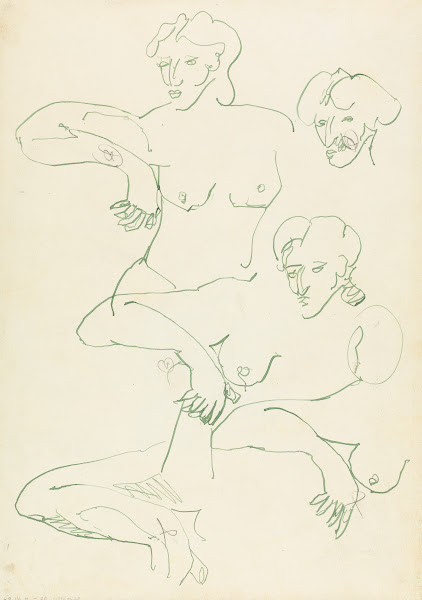 Five Studies of a Female Figure 1910   1915
