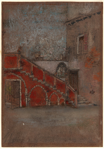 The Staircase Note in Red 1880