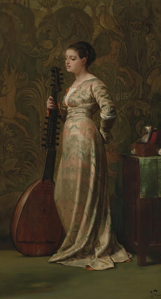 Girl With A Lute 1866