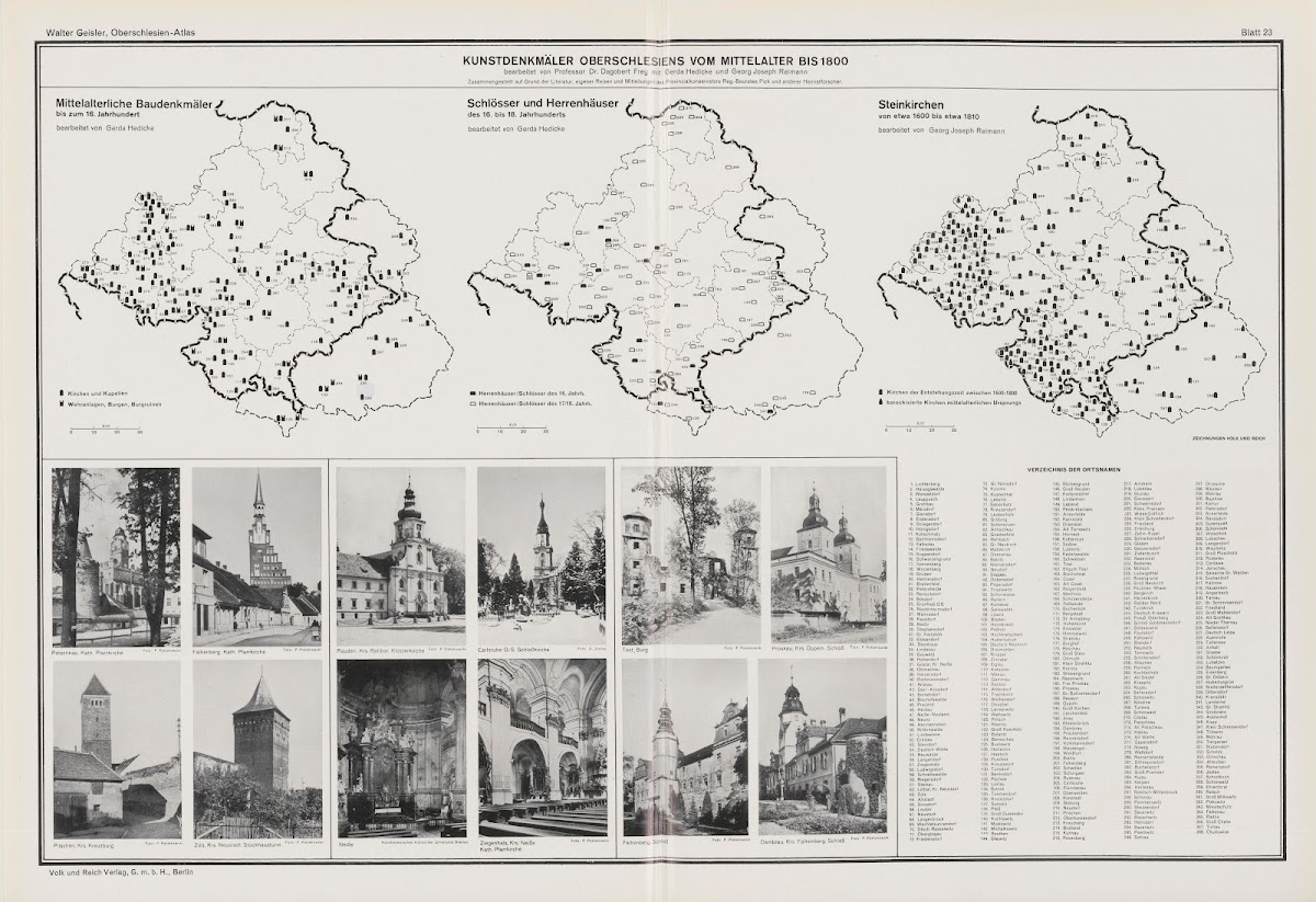 Die Kunstdenkmaler in Oberschlesien vom Mittelalter bis 1938
