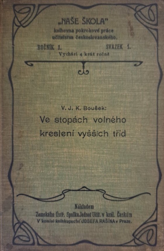 Ve stopách volného kreslení vyšších tříd (oddělení) škol obecných, zvláště méně třídných. Odd. I, - Perspektiva