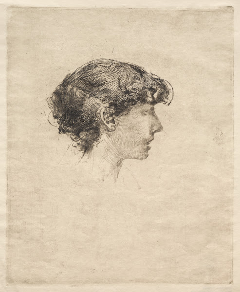 Profile of a Girl 1800s