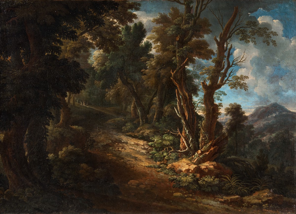 Landscape with a Road through a Forest