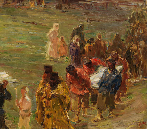 Prozession in Russland 1920