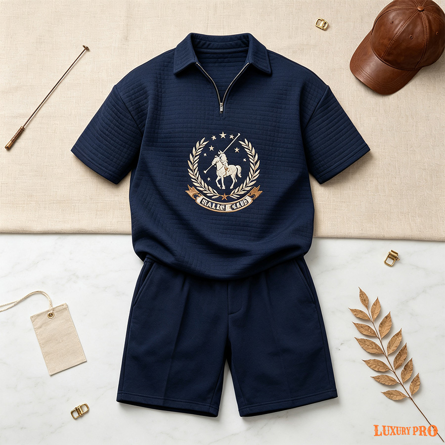 2D Waffle polo set