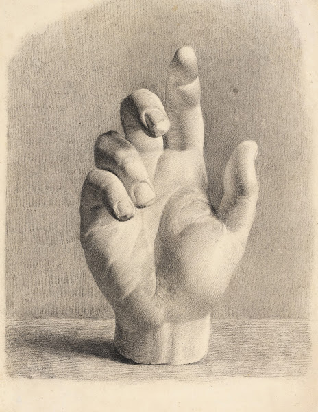 En Hånd Tegnet Efter Gips 1829  1833