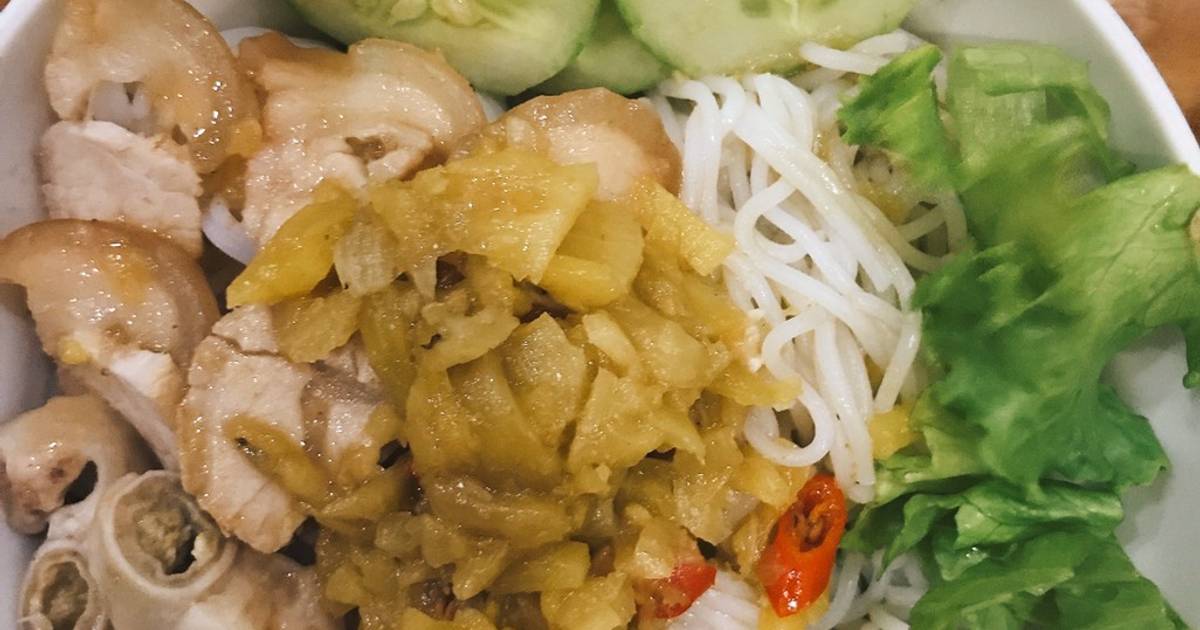 Bún mắm nêm