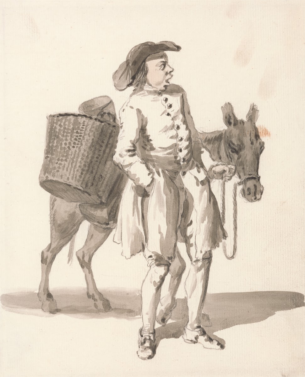 London Cries Boy with a Donkey ca 1759