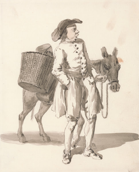 London Cries Boy with a Donkey ca 1759
