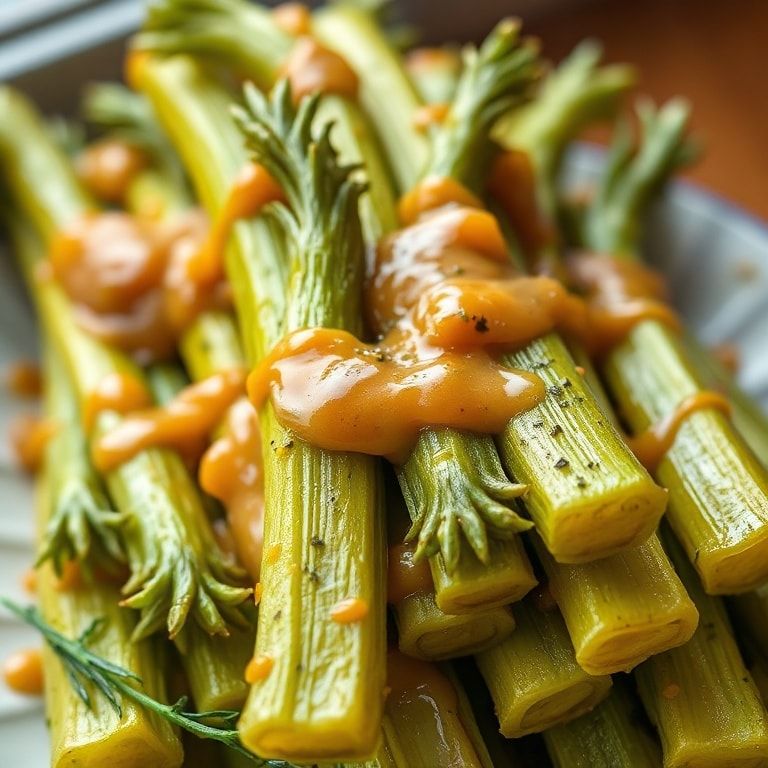 Garlic Butter Braised Celery Recipe – Easy Homemade Side Dish finished