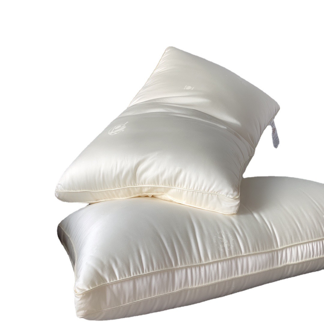 Quilted pillow with antibacterial filling, 48×74 cm