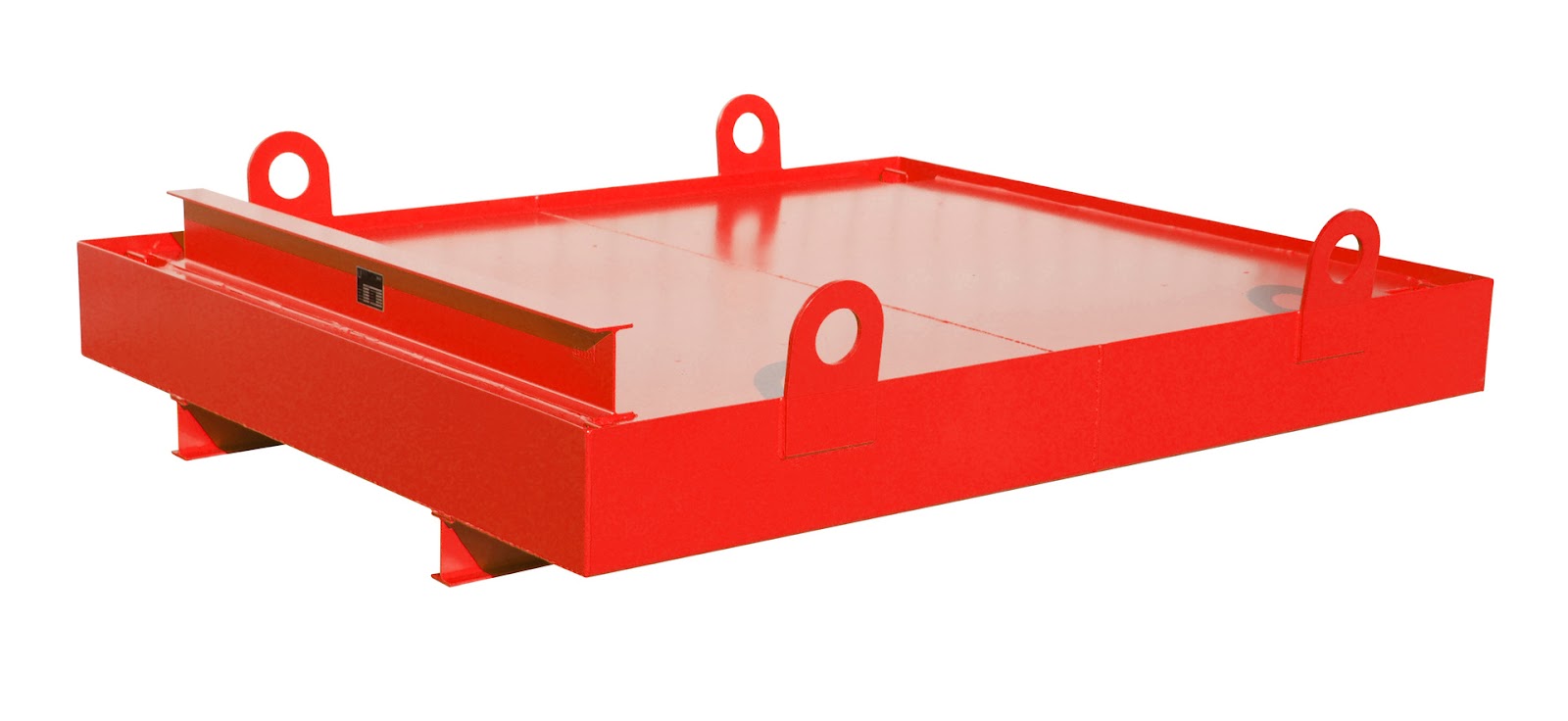 Containerbak CW 1, gelakt, Vuurrood