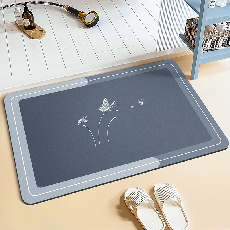Cartoon Doormat made of Artificial Fur, washable