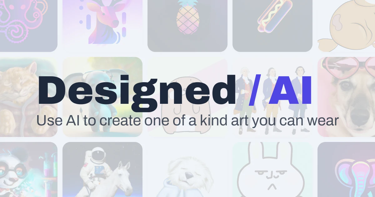 Captura de Designed With AI