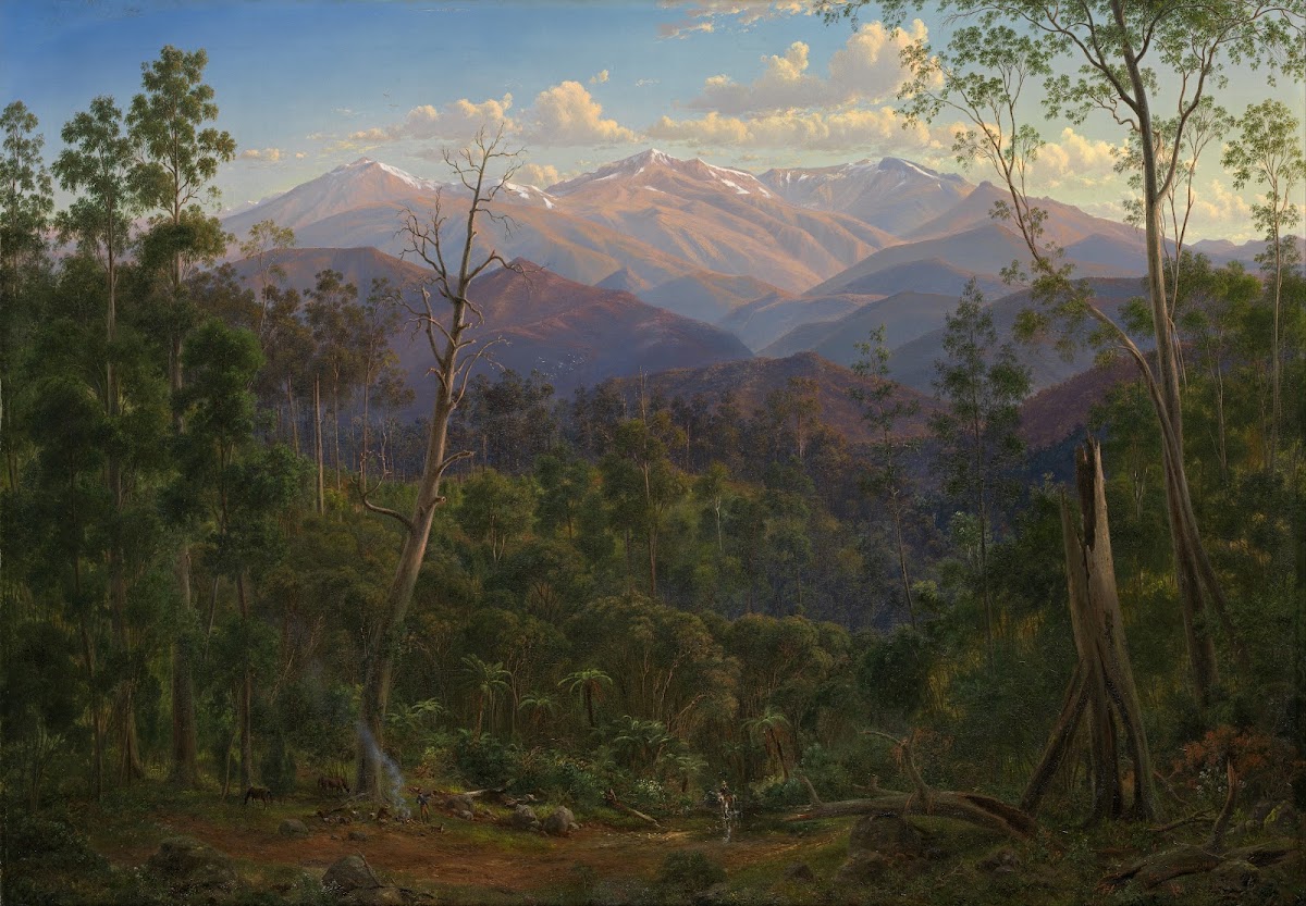 Mount Kosciusko seen from the Victorian border Mount Hope Ranges