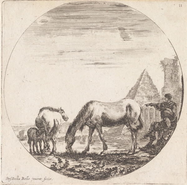 La pyramide de Cajus Cestius 1601 1700