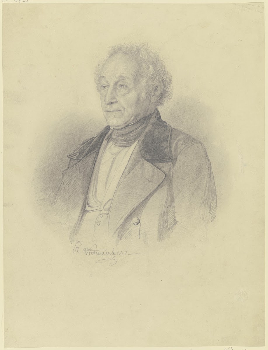 Brustbild des Abgeordneten zur deutschen Nationalversammlung Johann Adam von Itz