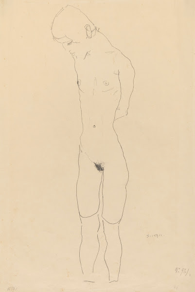 Stehendes Nacktes Mädchen 1911