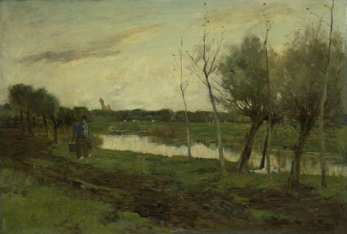 Landschap met een vaart 1873   1903