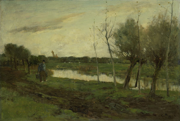 Landschap met een vaart 1873   1903