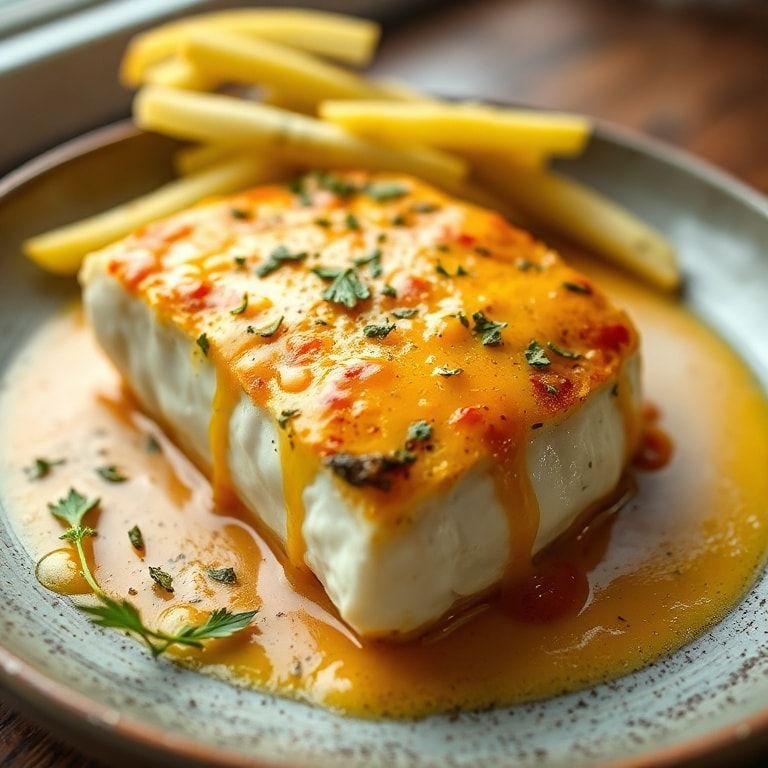 Easy Cheesy Baked Halibut Recipe for Quick Dinner: Moist & Melty in 30 Minutes finished