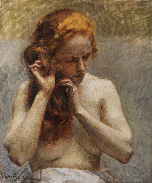 Female semi nude