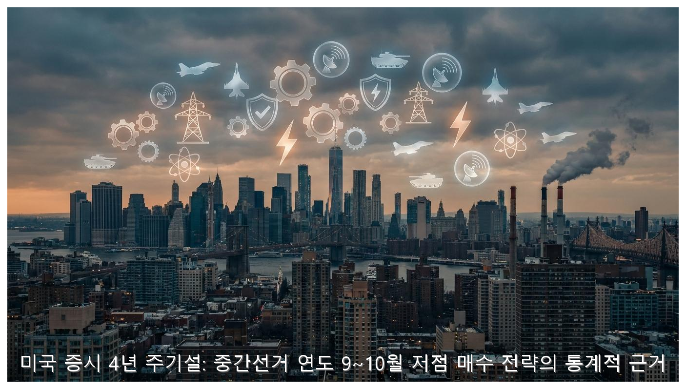 미국 증시 4년 주기설: 중간선거 연도 9~10월 저점 매수 전략의 통계적 근거 핵심 안내 및 분석 인포그래픽 (7)