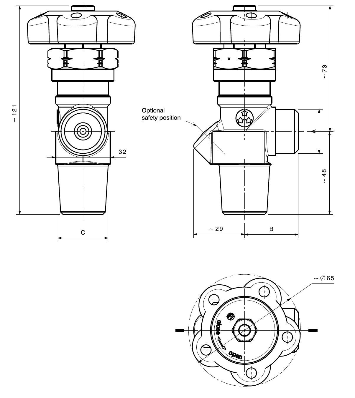 D100 High Purity Cylinder Valve