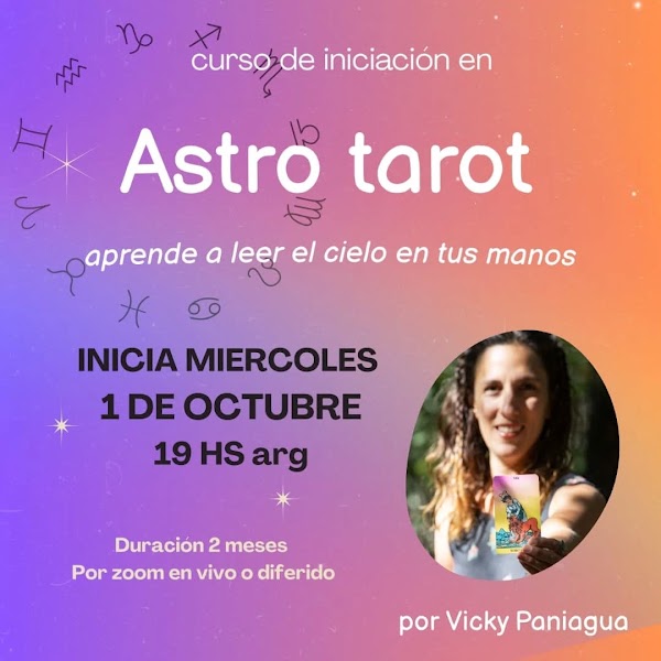 Curso de iniciación en Astro tarot 🪐🪬🪄