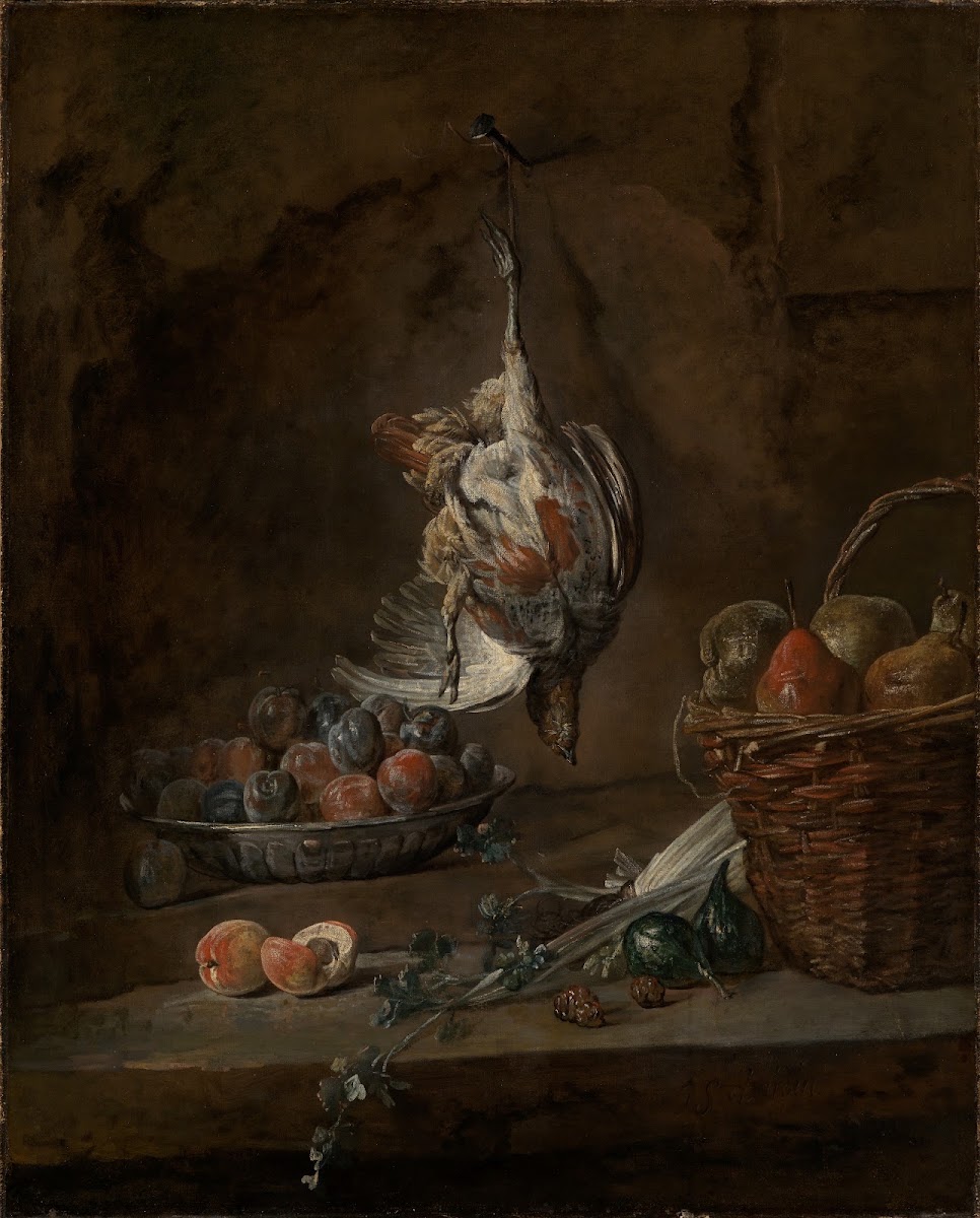 Still life with dead partridge ca 1728