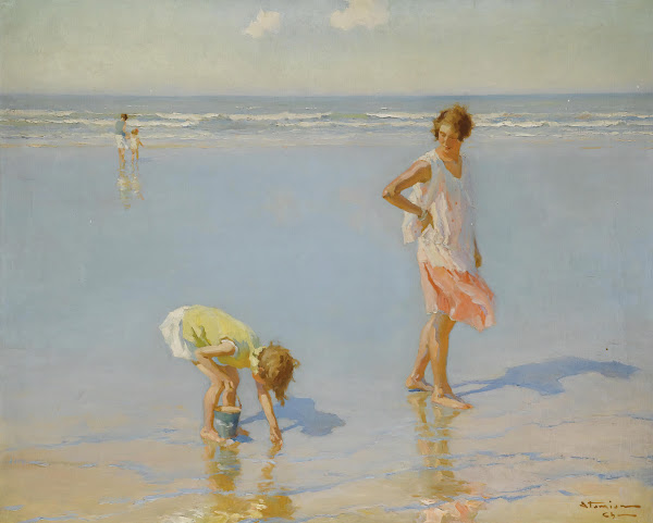 On white sands