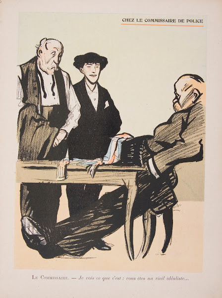 Chez le commissaire de police 1902