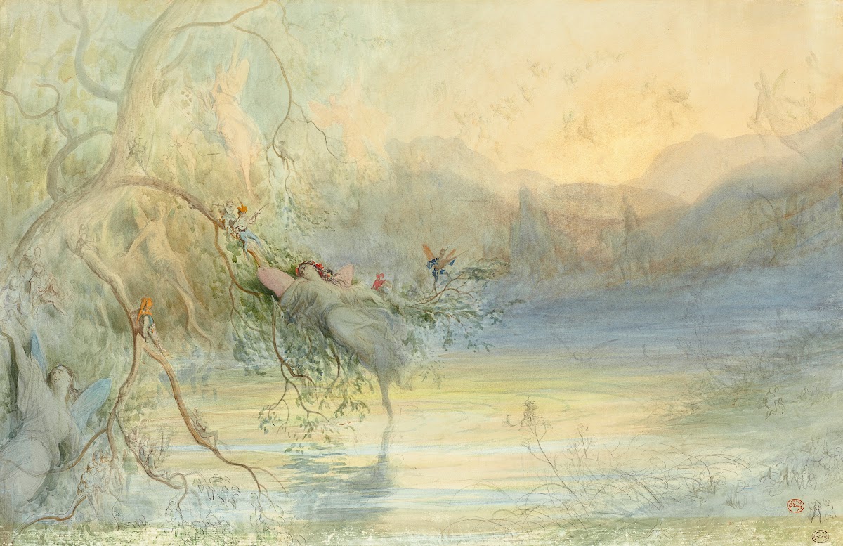 Étude pour Les Fées circa 1881