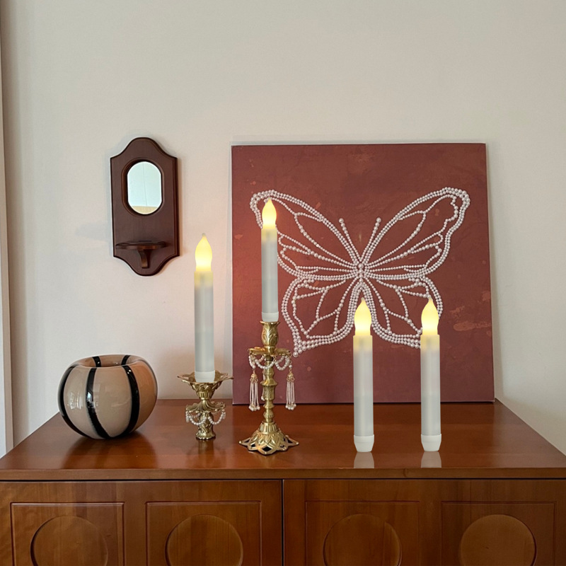 LED-Stabkerze, flackernd, für festliche Anlässe