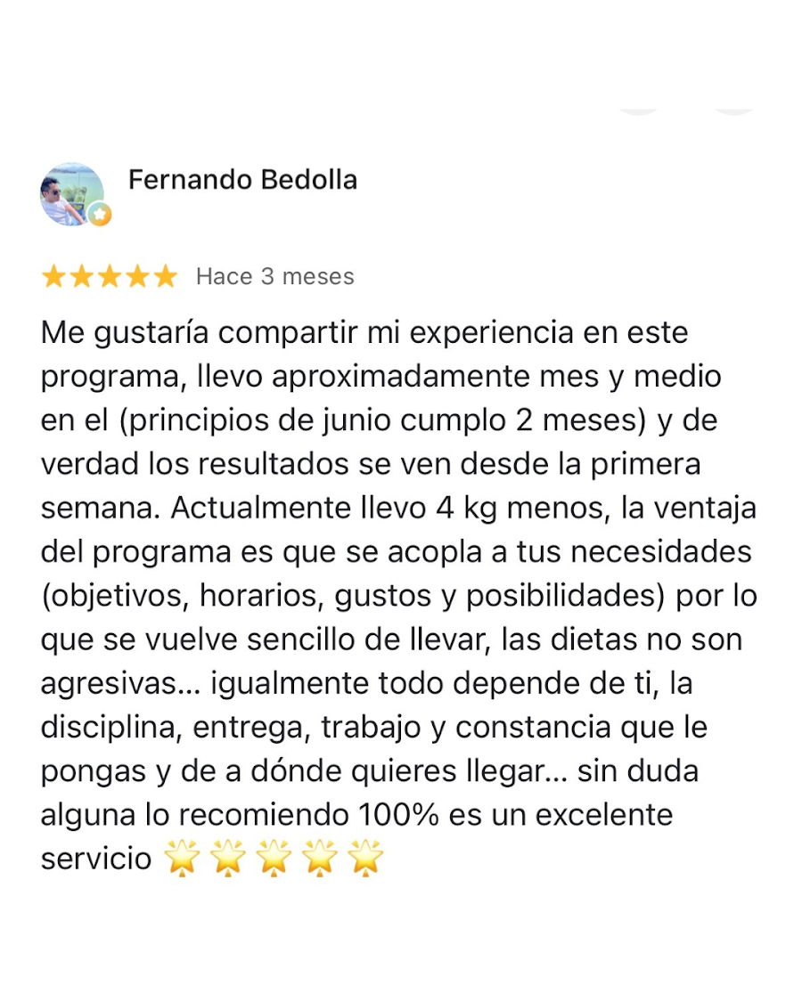 Reseña de cliente 1