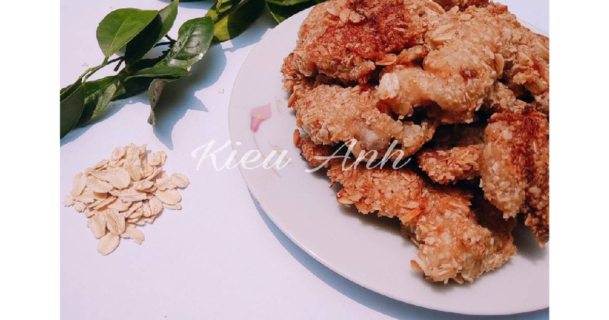 Thịt lợn chiên yến mạch
