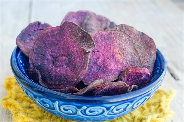Snack Khoai Lang Tím Nướng Giòn