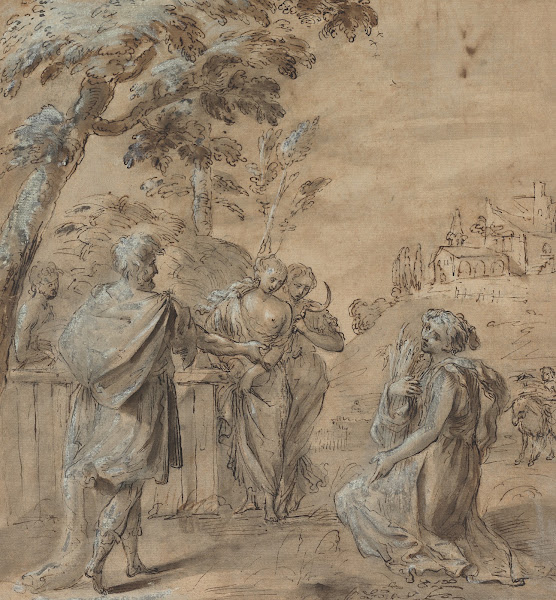 Ruth and Boaz recto 1600s