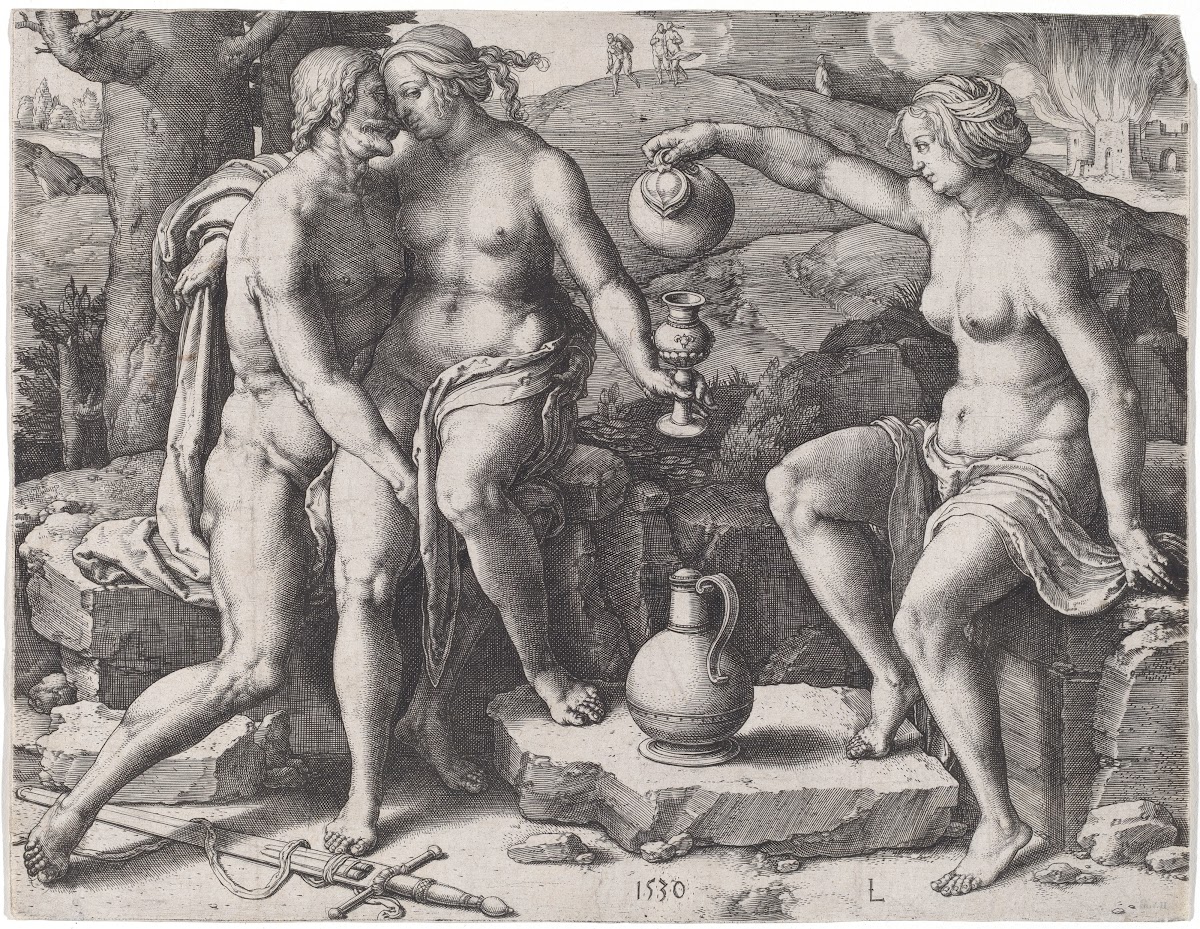 Lot and His Daughters 1530