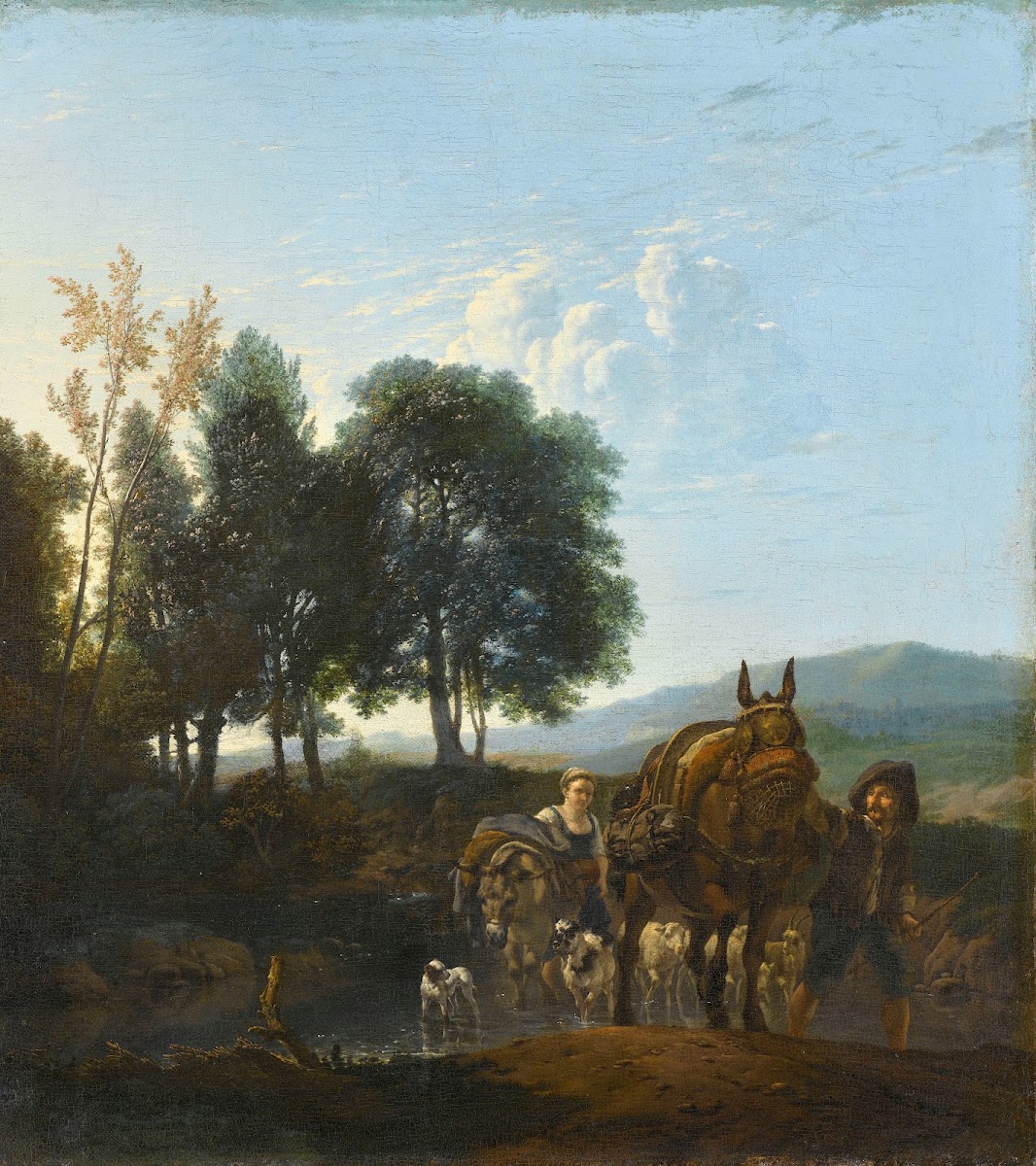 Landscape with Mule Driver 1650   1655