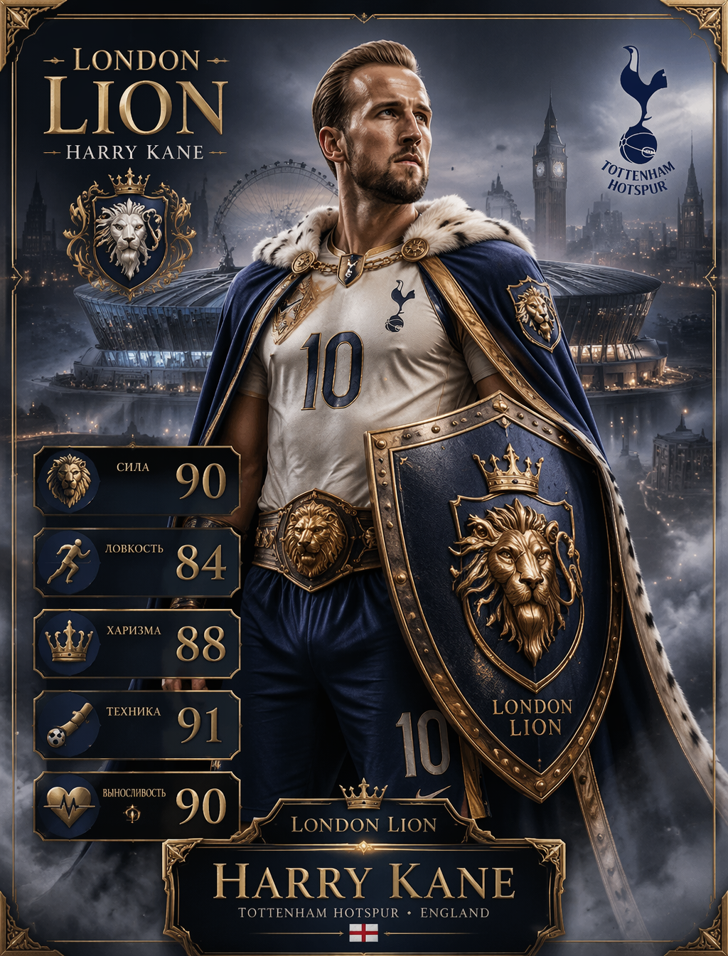 León de Londres Harry Kane