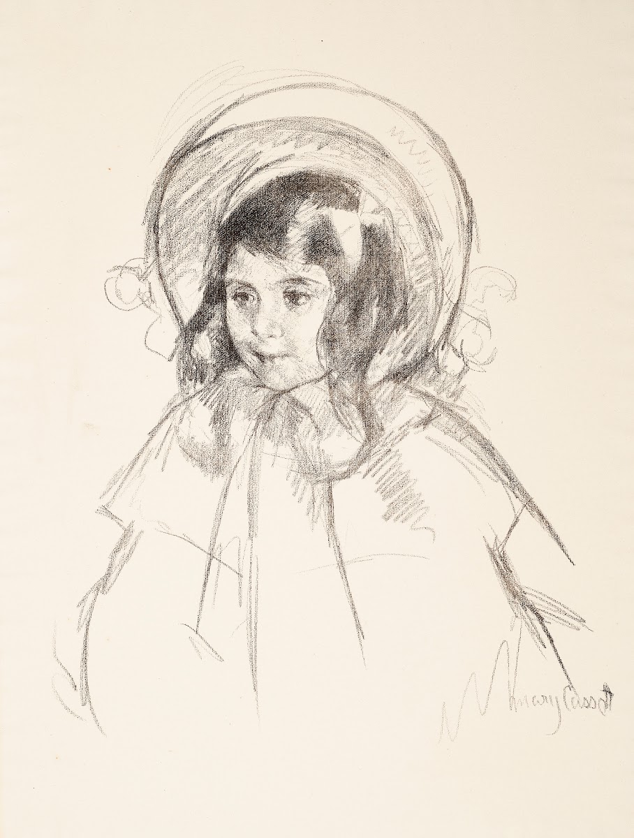 Sara Wearing Her Bonnet and Coat 1904