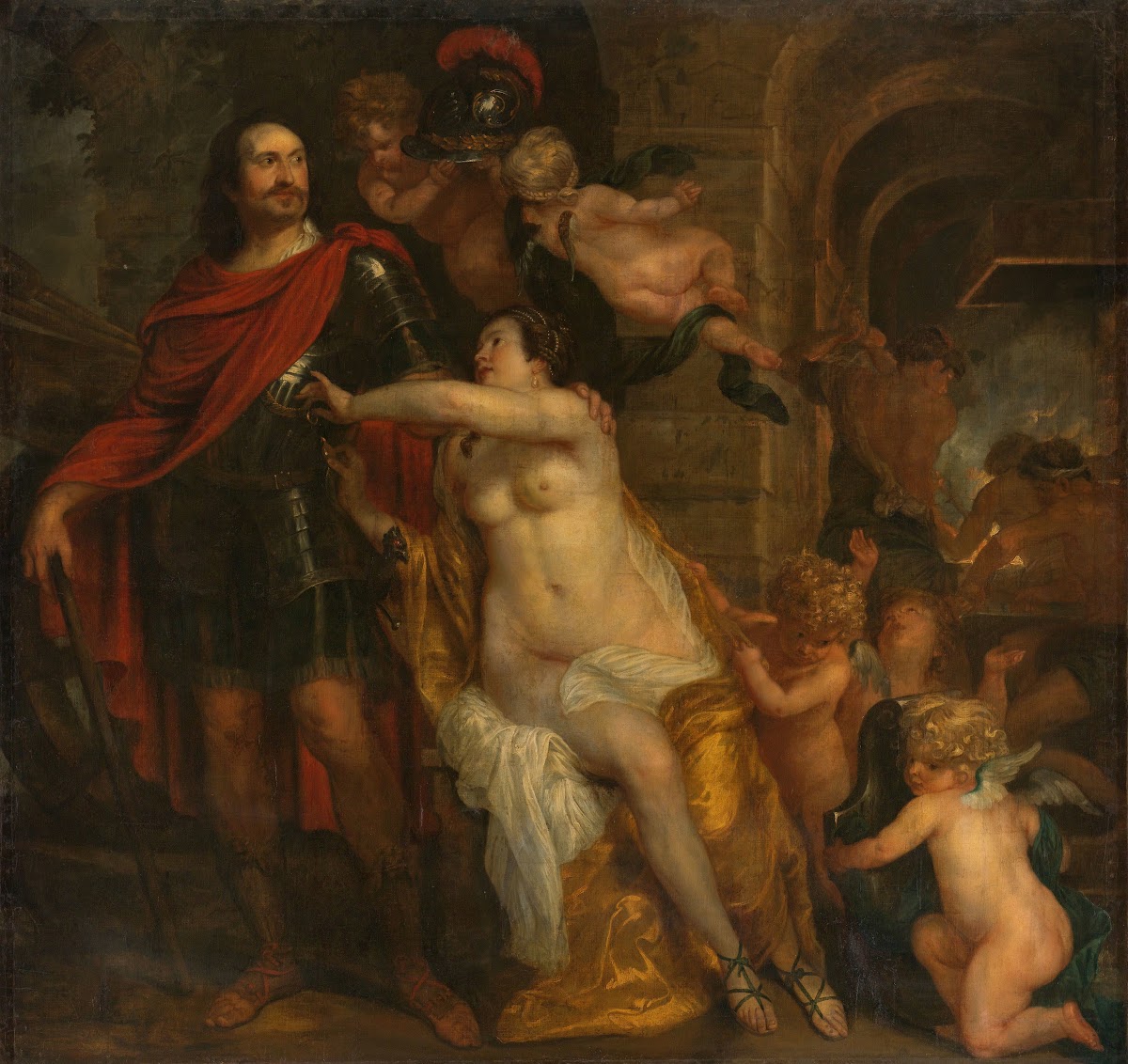 Venus Arming a Warrior possibly Johan Maurits Count of Nassau Siegen at the Forg