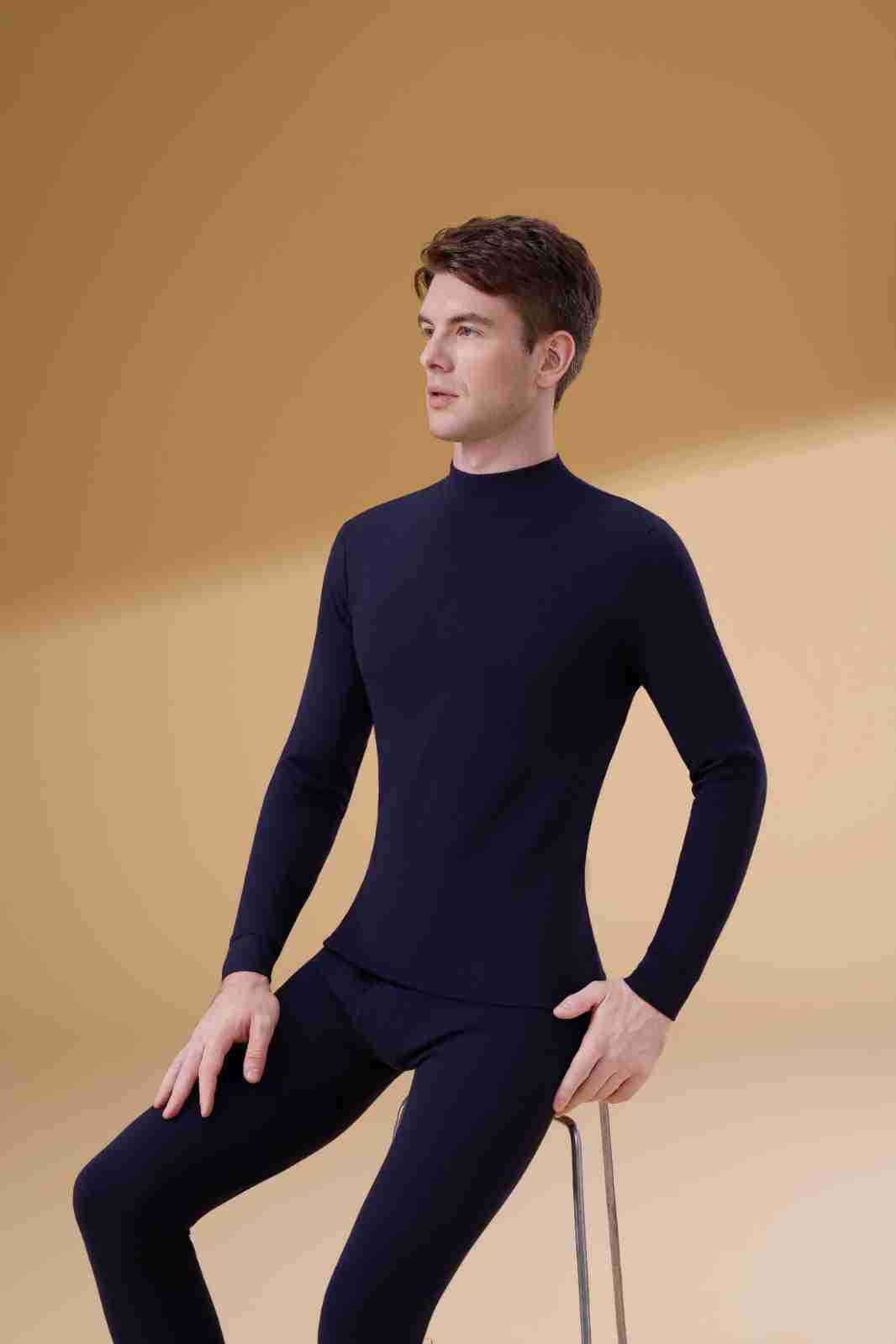 Men's Thermal Underwear Set, 100% Cotton
