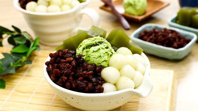 Bingsu Matcha Đậu Đỏ