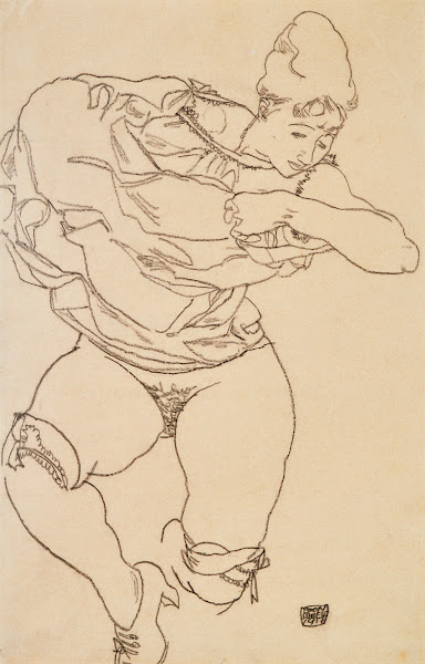 Woman Undressing 1917